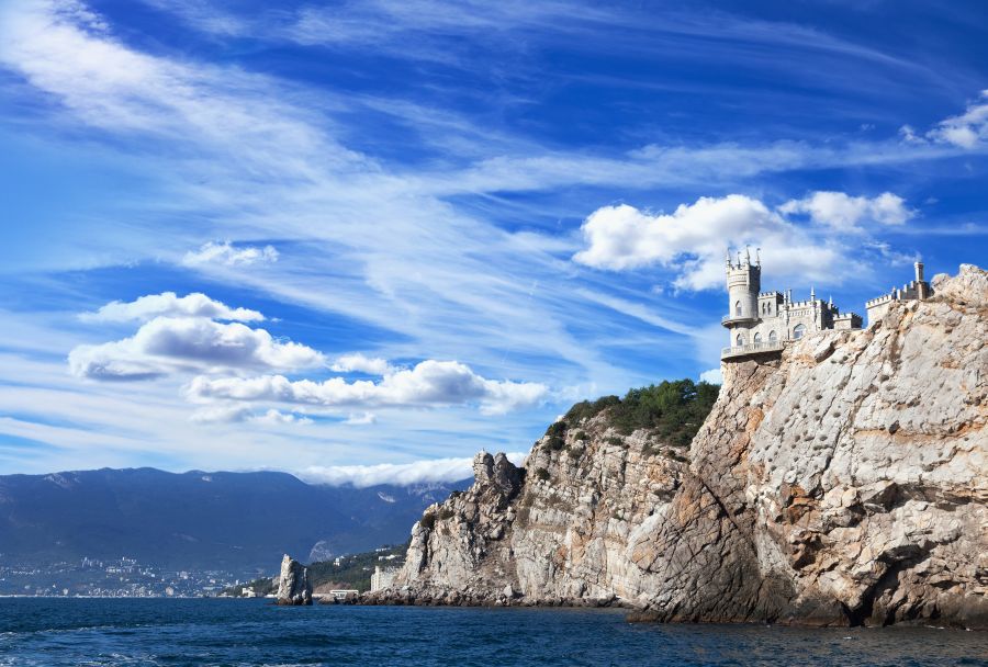 Картина на холсте Горы и море, арт hd1528001