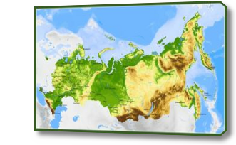 Картина Карта России