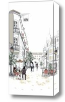 Картина Уличное кафе