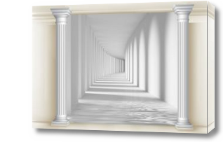 Картина 3D Коридор