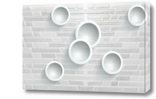 Картина 3D кольца