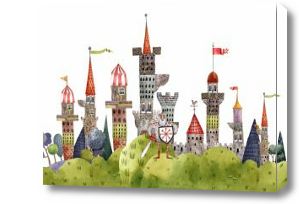 Картина Башни сказочных замков
