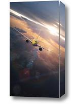 Картина Самолет в небе